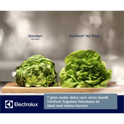 Electrolux LNT7MD58W Twintech No-Frost 588 Lt 84 cm Alttan Donduruculu Buzdolabı D Enerji Sınıfı Beyaz - Görsel 3