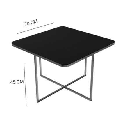 Home Plus Mobilya 4+1 Siyah Ayak 18MM Atlantik Çam Sunta Radüslü Orta Sehpa - Görsel 3