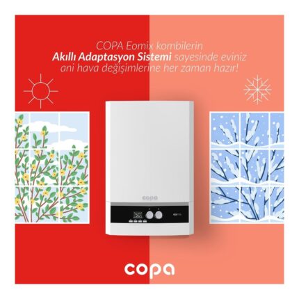 Copa Eomix Premix Yoğuşmalı Kombi 24 Kw 20.640 Kcal - Görsel 4