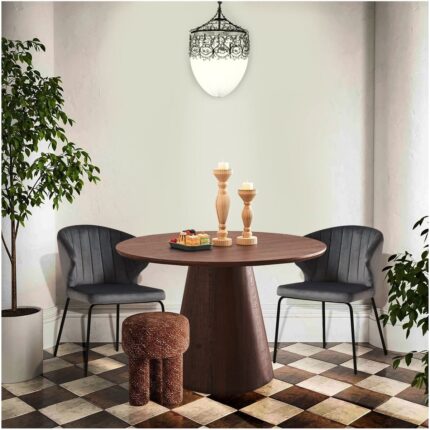 Gazzini Furniture Hemera Ahşap Yemek Masası 110X110 - Görsel 3