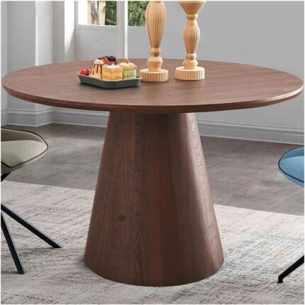 Gazzini Furniture Hemera Ahşap Yemek Masası 110X110 - Görsel 5