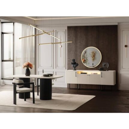 Gazzini Furniture Nomad Iskandinav Oval Natural Ahşap Bohem Masa 80X160 - Görsel 2