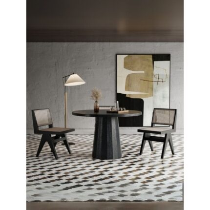 Gazzini Furniture Odessa Iskandinav Ahşap Masa 100X100
