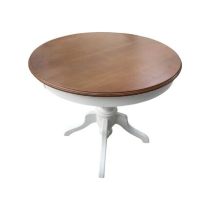 Gazzini Furniture Lindon Baba Ayak Yuvarlak Açılır Masa 90X90