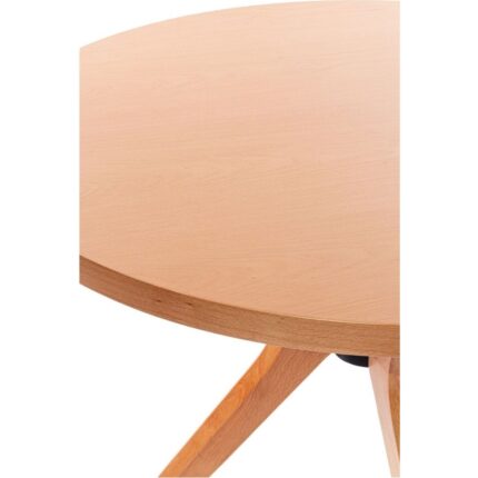 Gazzini Furniture Haven Pergel Natural Ahşap Yemek Masası 90X90 - Görsel 4