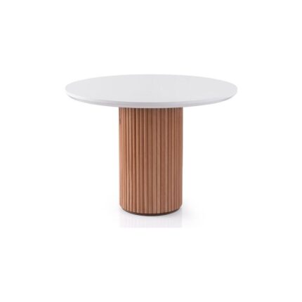 Gazzini Furniture Arya Yuvarlak Ahşap Bohem Masa 90X90 - Görsel 5