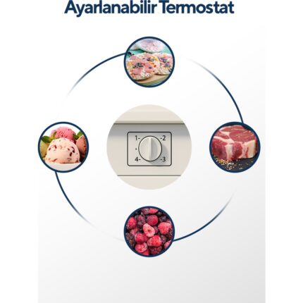Kumtel 3 Çekmeceli Dikey  Derin Dondurucu 88L HFR-100 - Görsel 5