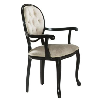 Gazzini Furniture Madalyon Kolçaklı Kapitoneli Sandalye - Görsel 4