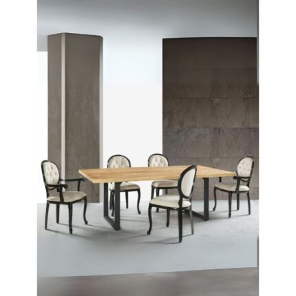 Gazzini Furniture Madalyon Kolçaklı Kapitoneli Sandalye - Görsel 5