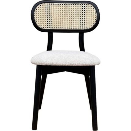 Gazzini Furniture Orpheus Bambu Hasırlı Ahşap Sandalye - Görsel 2