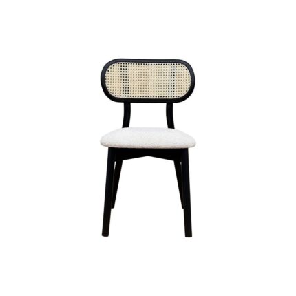 Gazzini Furniture Orpheus Bambu Hasırlı Ahşap Sandalye - Görsel 5