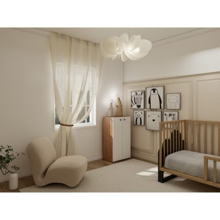 MasifMarket 2 Kapaklı Çok Amaçlı Dolap Marbella Renk