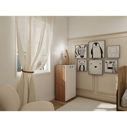 MasifMarket 2 Kapaklı Çok Amaçlı Dolap Marbella Renk - Görsel 2