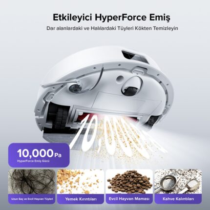 Roborock S8 Pro Plus Akıllı Robot Süpürge - Beyaz - Görsel 2