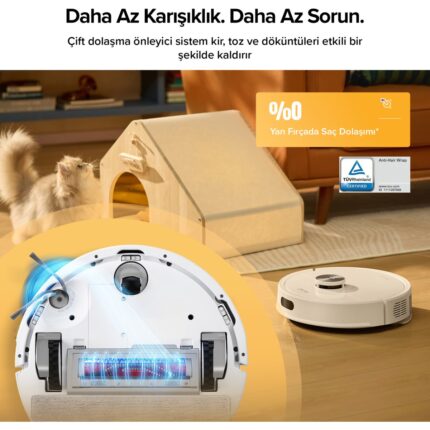 Roborock Q8 Plus Akıllı Robot Robot Süpürge - Beyaz - Görsel 3