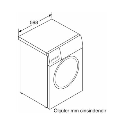 BOSCH WGK264Z0TR Serie 6 Çamaşır Makinesi 11 kg maks. 1400 dev./dak. - Görsel 5