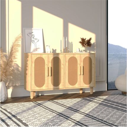 Mert Sert Mobilya Siena Hazeran 120CM Konsol, Çok Amaçlı Dolap, Ayakkabılık, Kahve Köşesi, Kitaplık, Tv Sehpası