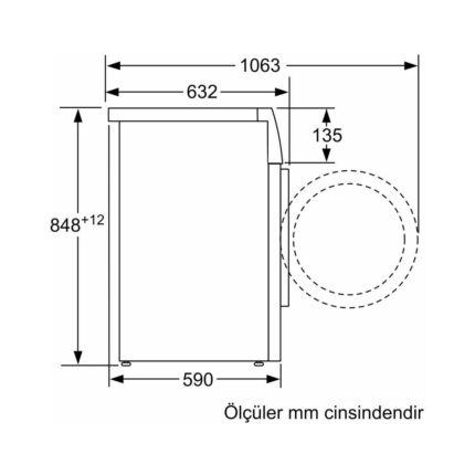 Siemens WG44K2Z0TR 9kg/1400 devir Beyaz Çamaşır Makinesi - Görsel 5