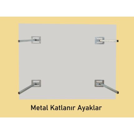Gelgeç Mobilya Çok Amaçlı 90X120 Katlanır Yer Masası – Dayanıklı, Şık ve Kullanışlı! - Görsel 3