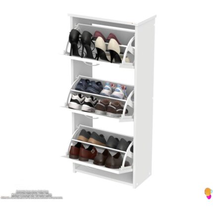 Modilayn West Asma Kapı Önü 52X116X26 Cm’lik 3 Düşer Kapak 6 Göz Bölmeli Ayakkabılık - Görsel 5