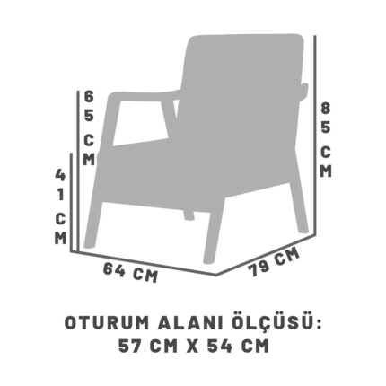 Zem Favela Bohem Berjer Natürel Ahşap, Kırık Beyaz - Görsel 5