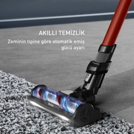 Tefal TY9A73WO X-Force Flex 13.60 Animal Care 150 Air Watt Kablosuz Şarjlı Dikey Süpürge - Görsel 3