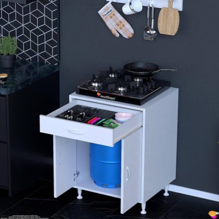 Modilayn DOQU (M) Set Ocak Altı Dolap 60x88x48 cm 1 Çekmece 2 Kapaklı ve 1 Gözlü Tüp Bölmelidir
