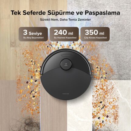 Roborock Q8 Max Pro Plus Akıllı Robot Süpürge - Siyah - Görsel 4