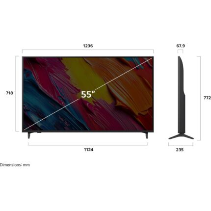 LG 55QNED70A6A 55'' 140 Ekran Uydu Alıcılı 4K Ultra HD Smart QNED TV - Görsel 4