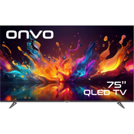 Onvo 75OVF9001UQ 75" 190 Ekran Uydu Alıcılı 4K Ultra HD Google Smart QLED TV