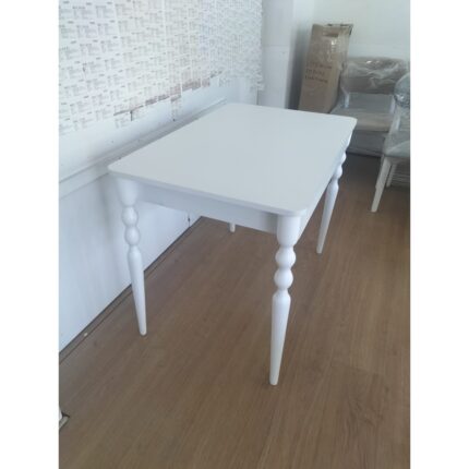 Güney Ahşap Mobilya 90 x 50 cm Beyaz Sabit Masa - Görsel 2
