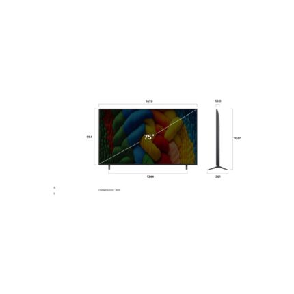 LG 75NANO80A6B 75'' 191 Ekran Uydu Alıcılı 4K Ultra HD Smart webOS Nanocell TV - Görsel 4