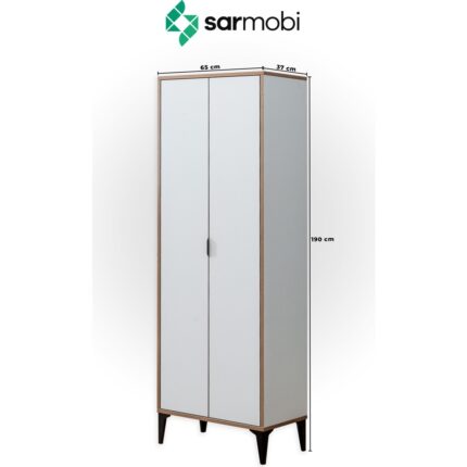 Sarmobi Arden 2 Kapaklı Çok Amaçlı Dolap - Görsel 4
