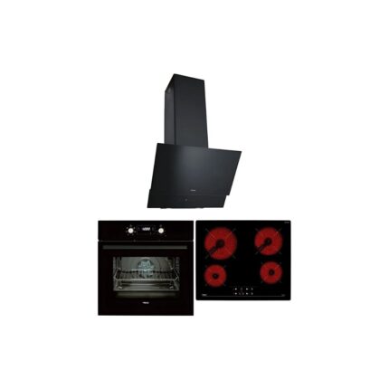 Teka Siyah Ankastre Set (Tb 6415 Ocak/hak 627 Fırın/atv 60 Davlumbaz)