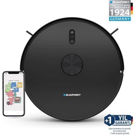 Blaupunkt S10 Pro Robomaster Robot Süpürge 5000PA Siyah