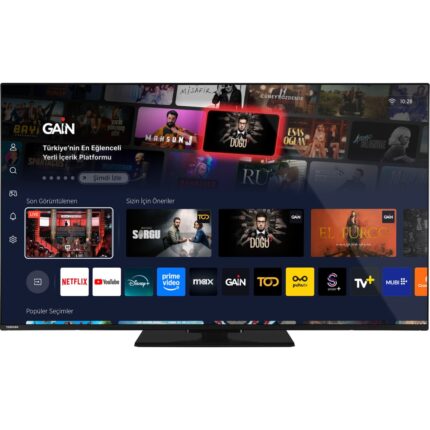Toshiba 65UV3463DT 65'' 164 Ekran Uydu Alıcılı 4K Ultra HD VİDAA Smart LED TV