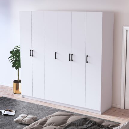 Asra Trend 6 Kapaklı Gardrop 180CM G-06 - Görsel 2