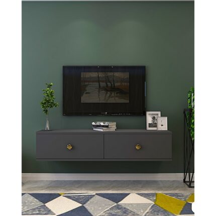 Ceneyra TDA1202A- Zuzu Duvara Montaj Tv Stand 120CM Antrasit