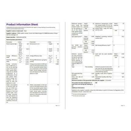 Haier HWD100-B14979-S 10 kg Yıkama 6 kg Kurutma 1400 Devir Kurutmalı Çamaşır Makinesi - Görsel 5