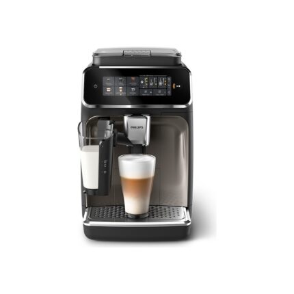 Philips EP3347/90 3300 Serisi LatteGo Tam Otomatik Espresso Makinesi, AquaClean Filtre, 6 İçecek, SilentBrew, Siyah Krom,
