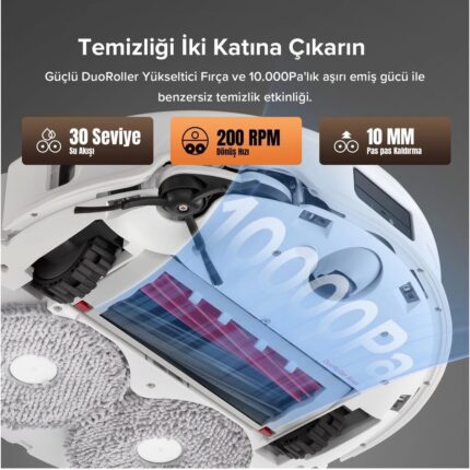 Roborock Q Revo Master Çöp Istasyonlu Akıllı Robot Süpürge - Beyaz - Görsel 3