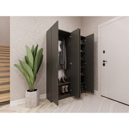 Asra Trend %100 Mdflam Vestiyer & Portmanto V-08 (120CM) - Görsel 4