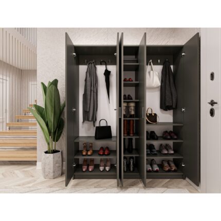 Asra Trend %100 Mdflam Vestiyer & Portmanto V-09 (150CM) - Görsel 2