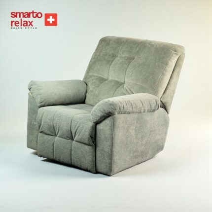 Smarto Relax TV Koltuğu Berjer – New York Serisi, Sabit Modern Baba Koltuğu, Ergonomik Sırt Destekli Tasarım, Kadife/Şönil Kumaş, Dekoratif Tekli Koltuk (Salon/Oturma Odası) - Görsel 2