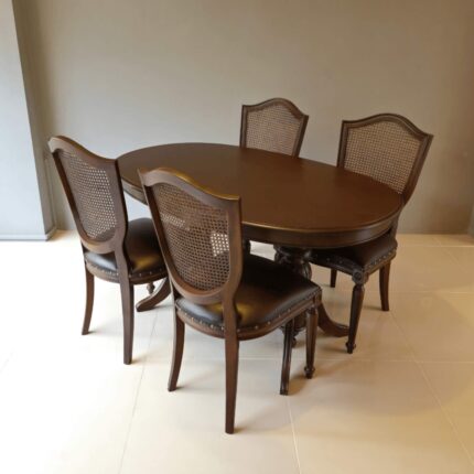 Kleinhaus Furniture Elegansia Masa Takımı, Oval Masa, Klasik Tasarım - Görsel 3