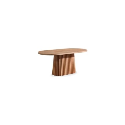 Gazzini Furniture Savana Oval Ahşap Bohem Yemek Masası 80X160