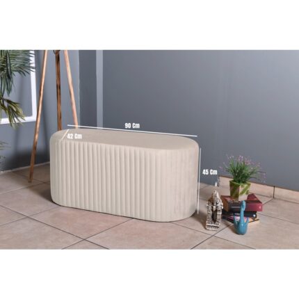 Gazzini Furniture Velutto Lungo Lounge Puf - Görsel 3