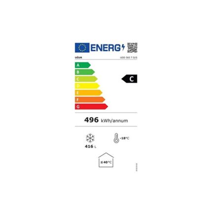 Uğur Udd 565 T D/s Sandık Tipi Derin Dondurucu 89 cm Yükseklik Beyaz Renk Statik Dondurma - Görsel 2