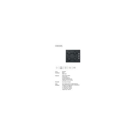 Silverline 3'lü Siyah Cam Ankastre Set (3481 Flam 60 SIYAH+CS5335B02+BO65E1B01) - Görsel 3