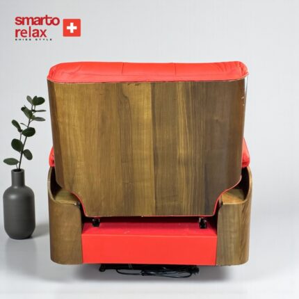 Smarto Relax TV Koltuğu Berjer – Berlin Serisi, Elektrikli Kademeli Sırt Dayama, Ergonomik Tasarım, Deri Döşeme, Kontrol Panelli, Dekoratif Tekli Koltuk (Salon/Oturma Odası) - Görsel 4